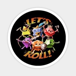 Let's Roll RPG Party Magnet